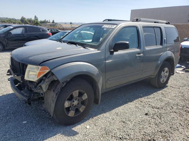 5N1AR18U36C609349 - 2006 NISSAN PATHFINDER LE CHARCOAL photo 1