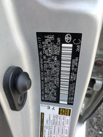 JTDKARFP9H3007201 - 2017 TOYOTA PRIUS PRIM 银色 照片 12