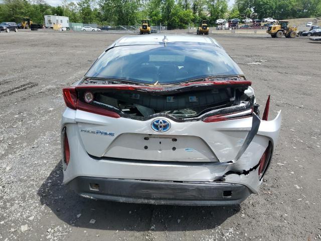 JTDKARFP9H3007201 - 2017 TOYOTA PRIUS PRIM 银色 照片 6