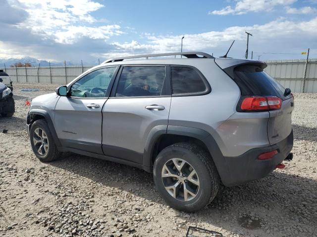 1C4PJMBS1FW550234 - 2015 JEEP CHEROKEE TRAILHAWK SILVER photo 2