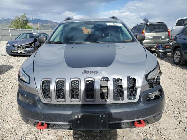 1C4PJMBS1FW550234 - 2015 JEEP CHEROKEE TRAILHAWK SILVER photo 5