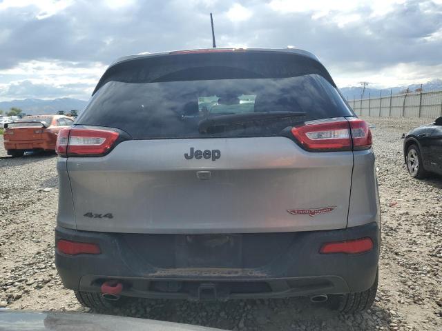 1C4PJMBS1FW550234 - 2015 JEEP CHEROKEE TRAILHAWK SILVER photo 6