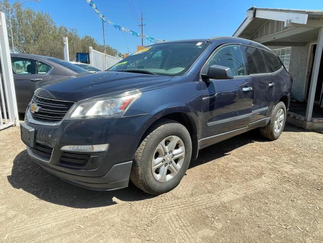 1GNKVFKD3GJ304447 - 2016 CHEVROLET TRAVERSE LS BLUE photo 2