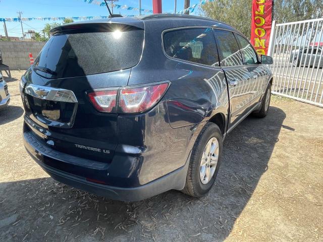 1GNKVFKD3GJ304447 - 2016 CHEVROLET TRAVERSE LS BLUE photo 4