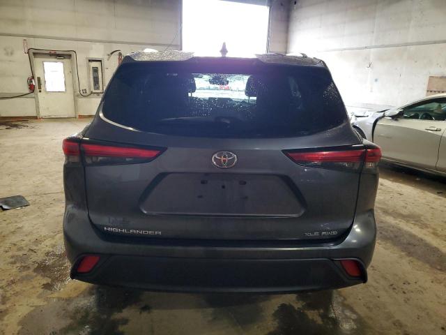 5TDGZRBH0LS508790 - 2020 TOYOTA HIGHLANDER XLE Grafit foto 6