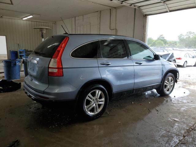 5J6RE4H76AL057525 - 2010 HONDA CR-V EXL BLUE photo 3