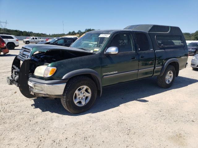 5TBBT441X2S319084 - 2002 TOYOTA TUNDRA ACCESS CAB GREEN photo 1