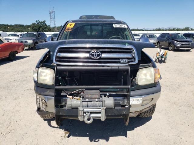 5TBBT441X2S319084 - 2002 TOYOTA TUNDRA ACCESS CAB GREEN photo 5