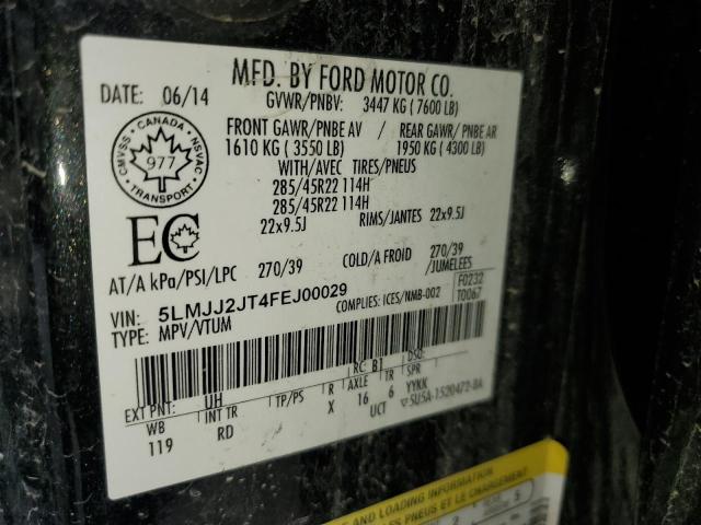 5LMJJ2JT4FEJ00029 - 2015 LINCOLN NAVIGATOR BLACK photo 13