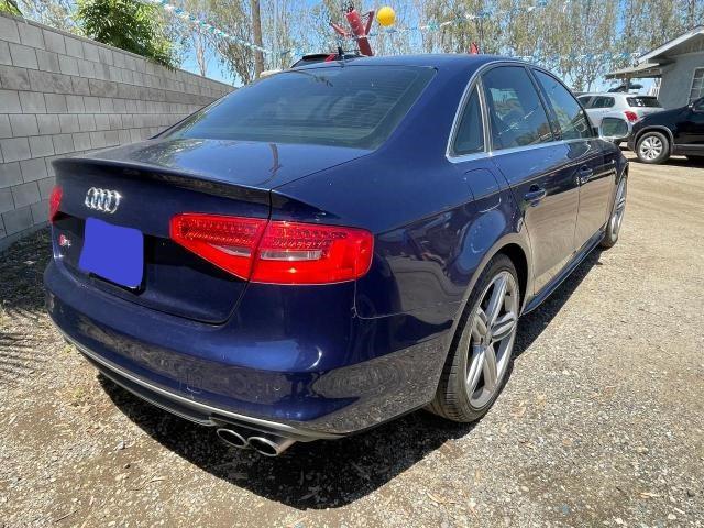 WAUBGAFLXEA059874 - 2014 AUDI S4 PREMIUM PLUS BLUE photo 4