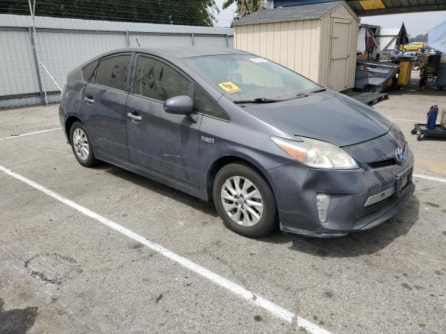 JTDKN3DPXC3012940 - 2012 TOYOTA PRIUS PLUG GRAY photo 4