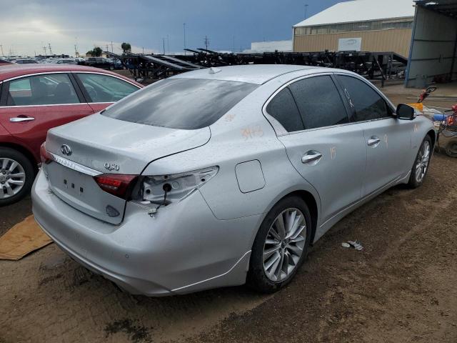 JN1EV7AR2JM444622 - 2018 INFINITI Q50 LUXE SILVER photo 3