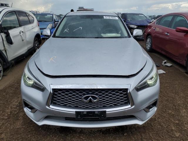 JN1EV7AR2JM444622 - 2018 INFINITI Q50 LUXE SILVER photo 5