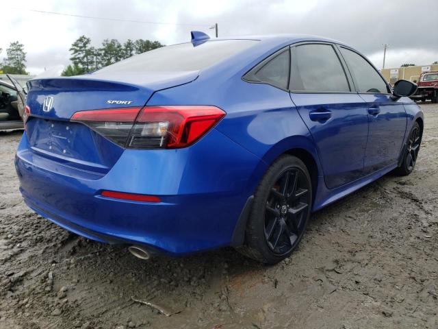 2HGFE2F53NH537606 - 2022 HONDA CIVIC SPORT 蓝色 照片 3
