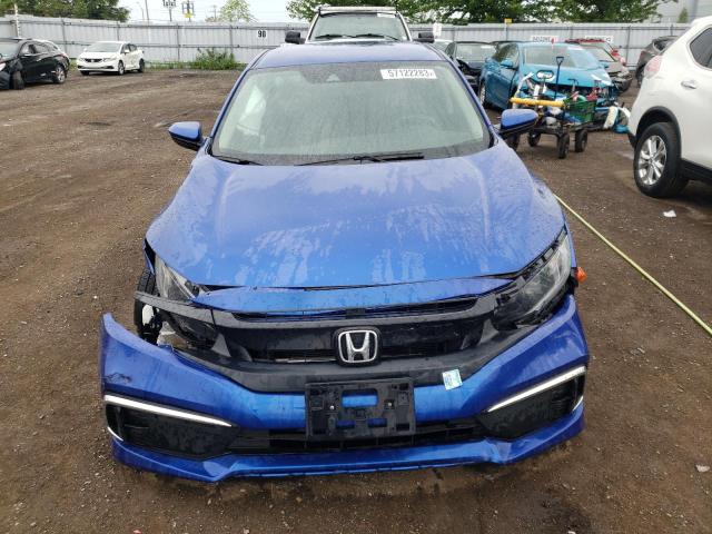 2HGFC2F54MH003017 - 2021 HONDA CIVIC LX BLUE photo 5