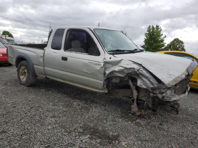 5TEWN72N12Z093532 - 2002 TOYOTA TACOMA XTRACAB SILVER photo 4