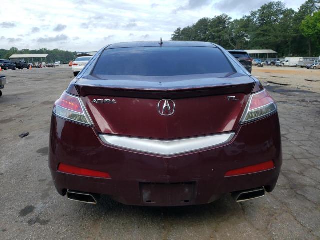 19UUA8F51AA023977 - 2010 ACURA TL BURGUNDY photo 6