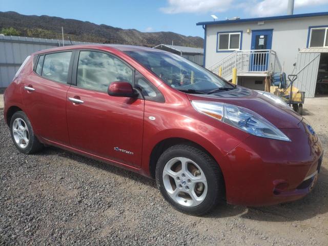 JN1AZ0CP2CT015527 - 2012 NISSAN LEAF SV RED photo 4