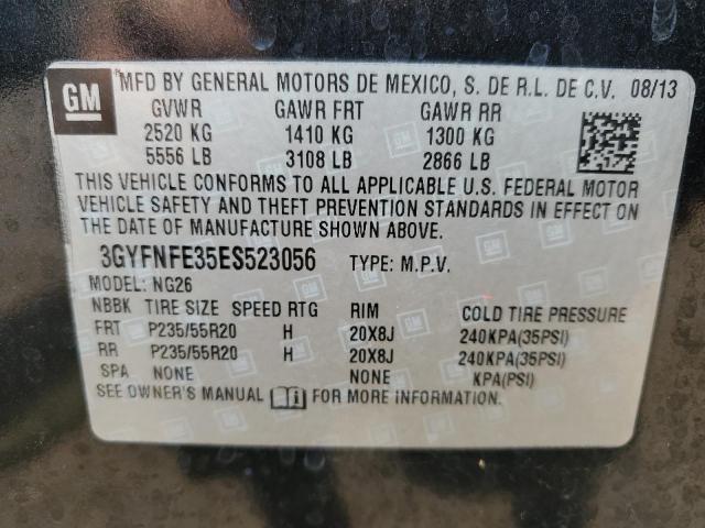 3GYFNFE35ES523056 - 2014 CADILLAC SRX PERFORMANCE COLLECTION Қара фото 13