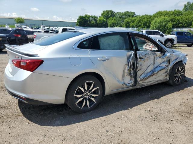 1G1ZG5ST2MF019104 - 2021 CHEVROLET MALIBU RS SILVER photo 3