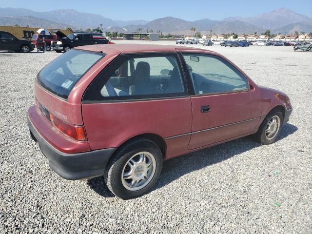 2C1MR2466P6705014 - 1993 GEO METRO BURGUNDY photo 3