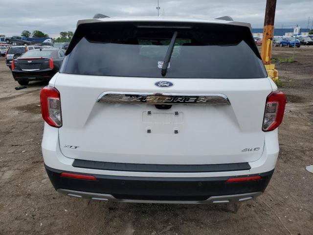 1FMSK8DH0PGA38696 - 2023 FORD EXPLORER XLT WHITE photo 6