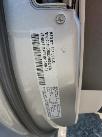 2C4RC3BG3MR563890 - 2021 CHRYSLER PACIFICA TOURING L Srebrny zdjęcie 13