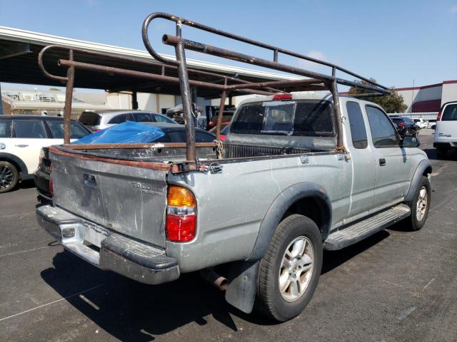 5TESM92N24Z322171 - 2004 TOYOTA TACOMA XTRACAB PRERUNNER ვერცხლისფერი ფოტო 3