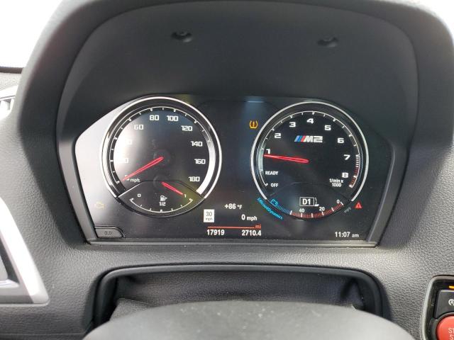 WBS2U7C01M7H70881 - 2021 BMW M2 COMPETITION WHITE photo 9