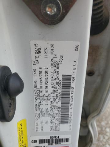 5TFJX4GN6FX046389 - 2015 TOYOTA TACOMA DOUBLE CAB PRERUNNER WHITE photo 13