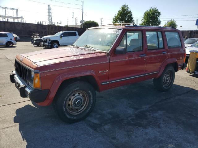 1J4FJ38L3KL502312 - 1989 JEEP CHEROKEE PIONEER RED photo 1