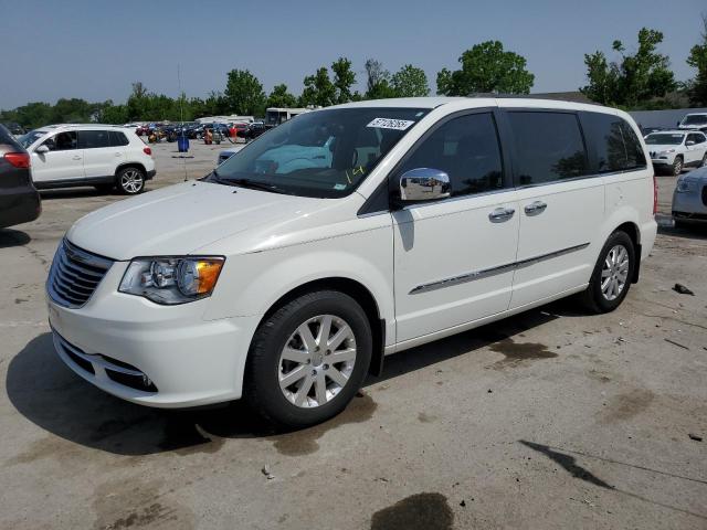 2C4RC1CG1CR327563 - 2012 CHRYSLER TOWN & COU TOURING L WHITE photo 1