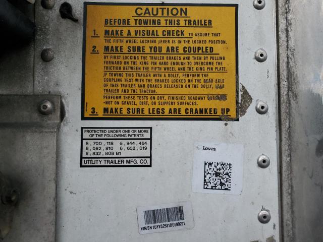 1UYVS2531DU599201 - 2013 UTILITY TL WHITE photo 8