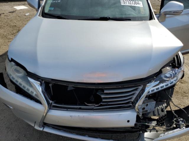 2T2ZK1BA4FC161913 - 2015 LEXUS RX 350 SILVER photo 11