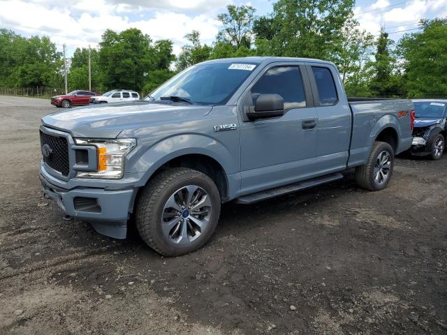 1FTFX1E58KKD87470 - 2019 FORD F150 SUPER CAB GRAY photo 1