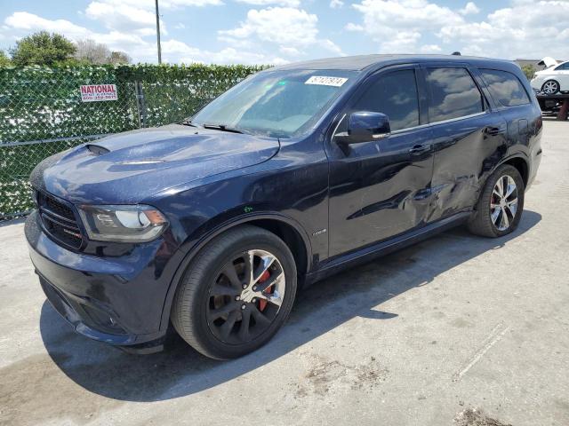 1C4SDHCT8EC975496 - 2014 DODGE DURANGO R/T BLUE photo 1