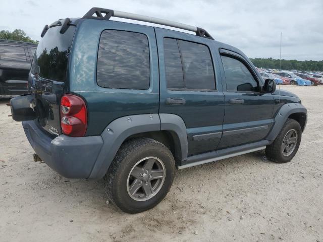 1J4GK38K55W683263 - 2005 JEEP LIBERTY RENEGADE 绿色 照片 3