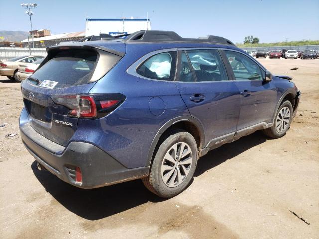 4S4BTAAC5L3175308 - 2020 SUBARU OUTBACK BLUE photo 3