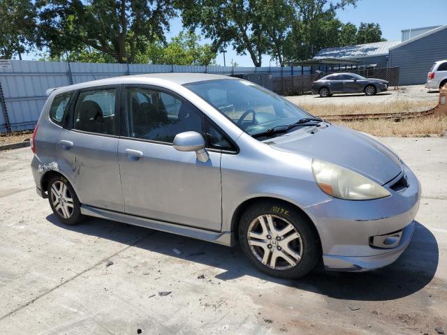 JHMGD38637S028286 - 2007 HONDA FIT S 银色 照片 4