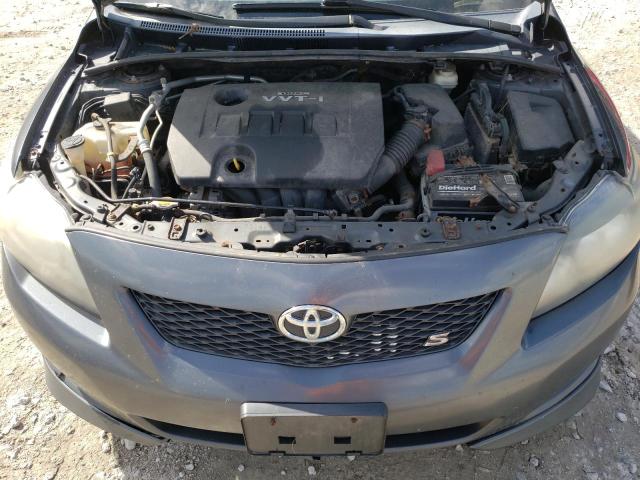 2T1BU40E69C008929 - 2009 TOYOTA COROLLA BASE CHARCOAL photo 11