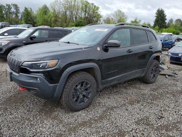 1C4PJMBX4KD121641 - 2019 JEEP CHEROKEE TRAILHAWK BLACK photo 1