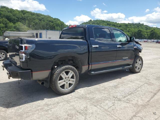 5TFHY5F19DX304515 - 2013 TOYOTA TUNDRA CREWMAX LIMITED BLACK photo 3