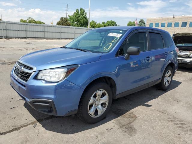 JF2SJAAC3HG493035 - 2017 SUBARU FORESTER 2.5I BLUE photo 1