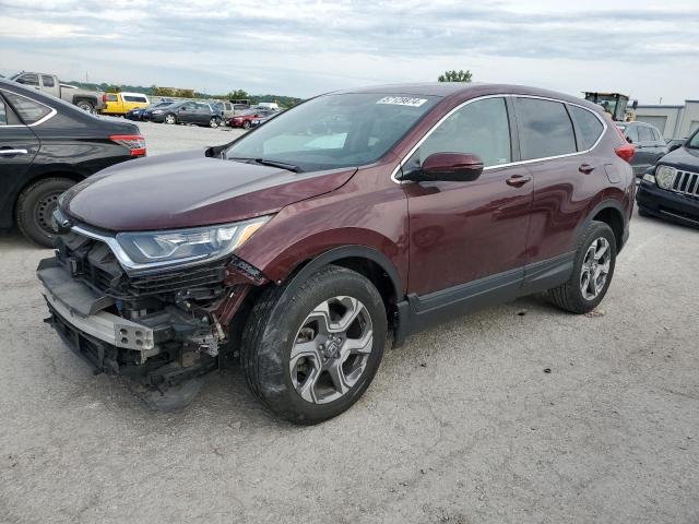 7FARW2H85JE046801 - 2018 HONDA CR-V EXL MAROON photo 1