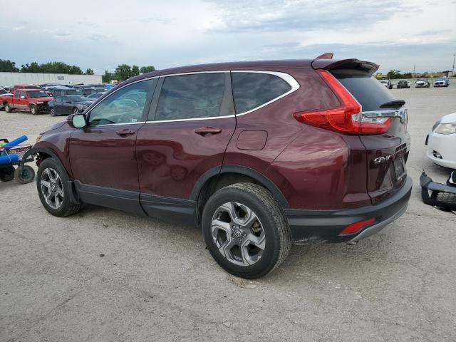 7FARW2H85JE046801 - 2018 HONDA CR-V EXL MAROON photo 2