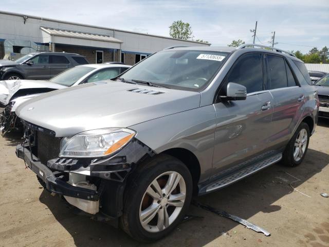 4JGDA5HB2DA238266 - 2013 MERCEDES-BENZ ML 350 4MATIC SILVER photo 1