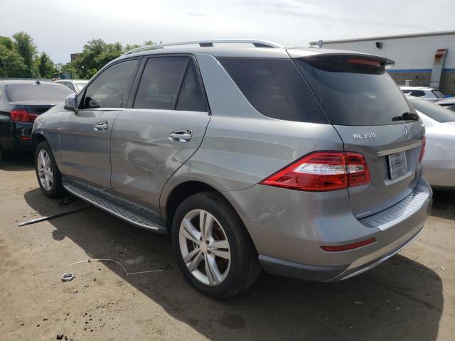 4JGDA5HB2DA238266 - 2013 MERCEDES-BENZ ML 350 4MATIC SILVER photo 2