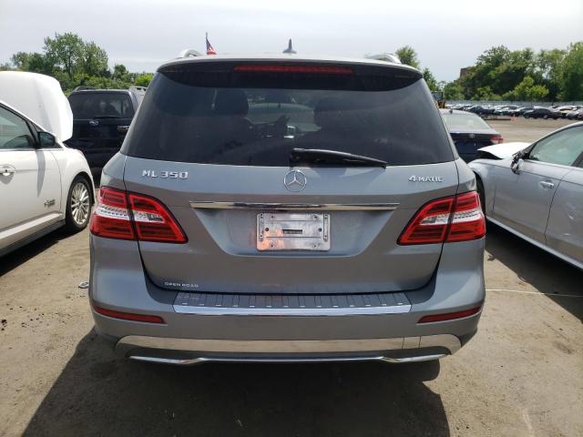 4JGDA5HB2DA238266 - 2013 MERCEDES-BENZ ML 350 4MATIC SILVER photo 6
