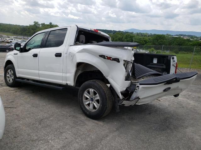 1FTEW1E52KFB49637 - 2019 FORD F150 SUPERCREW WHITE photo 2