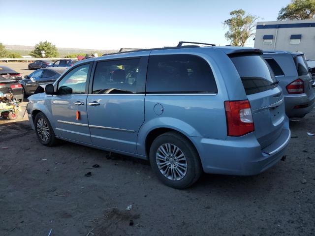 2C4RC1CG3DR569496 - 2013 CHRYSLER TOWN & COU TOURING L BLUE photo 2